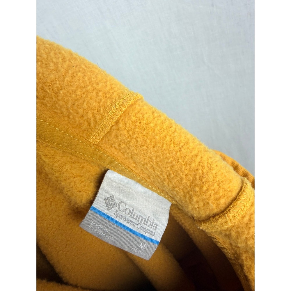 Columbia Mustard Yellow Graphic Hoodie Jeep Tough Pullover Boys M Sweatshirt - Picture 10 of 12